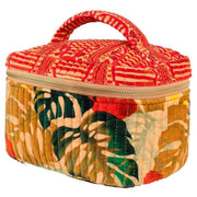 powder-exotic-leaves-quilted-vanity-case---redgreenbeige-35503891