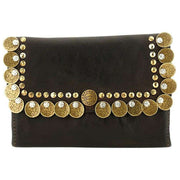 Campomaggi Felloniche Stud Coin Purse - Brown