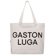 Gaston Luga Canvas Tote Bag - Cloud Cream