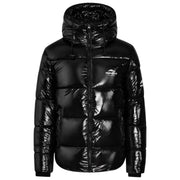 Helvetica Mountain Pioneers Viber Hooded Down Jacket - Black