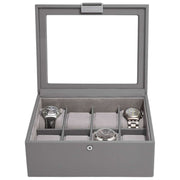 Stackers 8 Piece Watch Box - Slate Grey