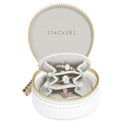 Stackers Oyster Travel Jewellery Box - White Pebble