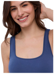 Falke Daily Seamless Vest Top - Captain Blue