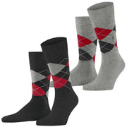 burlington-everyday-argyle-2-pack-socks---oil-mel-grey-34598156