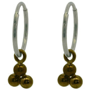 ti2-titanium-triple-bead-charm-hoop-earrings---tan-34330766