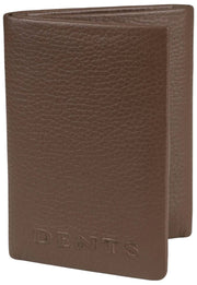 Dents Aire Trifold Card Holder Wallet - Chocolate Brown