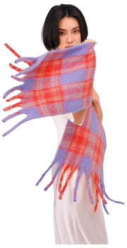 Powder Flora Cosy Scarf - Tangerine Mix