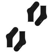 Falke Happy 2-Pack Socks - Black
