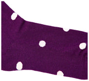 Roka Wimbledon Crew Socks - Purple Dot