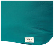 Roka Oxford Medium Taslon Shoulder Bag - Ocean View Blue