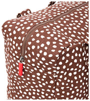 Roka Sloane Medium Cotton Canvas Tote Bag - Brown Spot