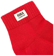 Roka Wembley Ankle Socks - Chilli Oil Red