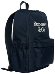 Superdry & Co Company Logo Backpack - Eclipse Navy/Off-White