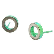ti2-titanium-ringo-stud-earrings---green-34330697
