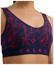 Falke Daily Comfort Print 2-Pack Bustier Bralette - Red/Black