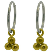 ti2-titanium-triple-bead-charm-hoop-earrings---yellow-34330761