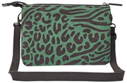 Roka Carnaby XL Recycled Canvas Crossbody Bag - Mixed Artichoke Green