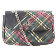 vivienne-westwood-chelsea-tartan-small-chain-purse-bag---blackredyellow-34309316