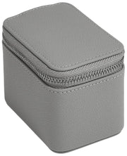 Stackers Zipped Mini Travel Watch Box - Slate Grey