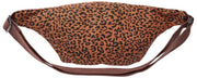 Roka Mill Hill Cotton Canvas Bum Bag - Mini Leopard Brown
