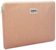 Hindbag Ava Medium Weave 15inch Laptop Case - Coral Pink