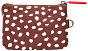 Roka Carnaby Small Recycled Canvas Wallet - Brown Spot
