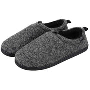 isotoner-felt-full-back-slippers---grey-34523518