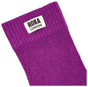 Roka Wimbledon Crew Socks - Mulberry Purple