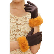 powder-bettina-gloves---chocolate-brownmustard-yellow-34325529