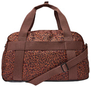 Roka Gatwick Medium Recycled Canvas Duffle Bag - Mini Leopard Brown