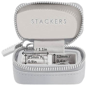 Stackers Zipped Large Travel Jewellery Box - Pebble Grey