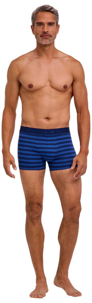 Falke Daily Comfort Striped Boxer Brief - Royal Blue