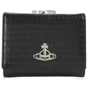 vivienne-westwood-mini-croc-embossed-small-frame-purse---black-34463032