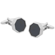 david-van-hagen-onyx-octagonal-cufflinks---blacksilver-34498468