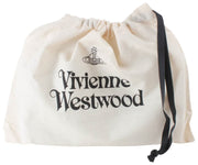 Vivienne Westwood Small Croc Flat Zip Clutch - Black