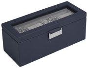 Stackers 4 Piece Watch Box - Navy Blue