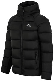 Helvetica Mountain Pioneers Sniper Hooded Down Jacket - Black