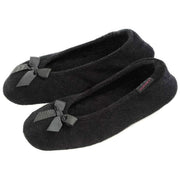 isotoner-terry-ballerina-slippers---black-34523296