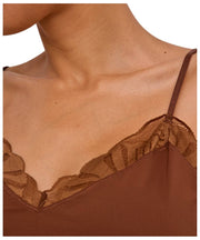Falke Delicate Touch Chemise Top - Deer Brown