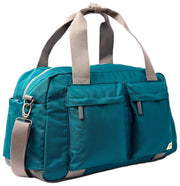 Roka Gatwick Medium Recycled Canvas Duffle Bag - Deep Teal Blue
