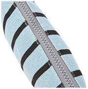 Roka Maida Vale Small Cotton Canvas Pouch - Blue Stripe