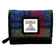 maccessori-harris-tweed-trifold-purse---pinkblue-34631591