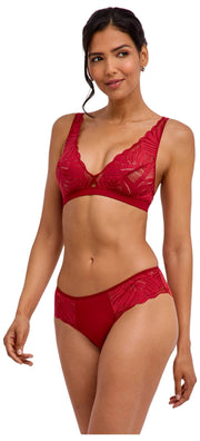 Falke Delicate Touch Triangle Bralette - Ventimiglia Red