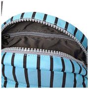 Roka Paddington Small Recycled Canvas Crossbody Bag - Blue Stripe