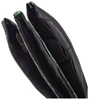 Roka Carnaby XL Recycled Canvas Crossbody Bag - Mixed Artichoke Green