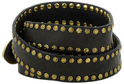 Campomaggi Cinture Stud Leather Belt - Grey