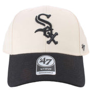 47-brand-mlb-chicago-white-sox-two-tone-mvp-cap---natural-creamblack-34310472