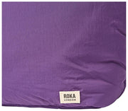 Roka Oxford Medium Taslon Shoulder Bag - Gothic Grape Purple