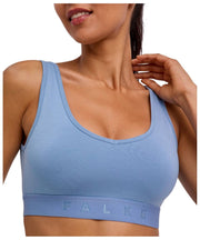 Falke Daily Comfort Print 2-Pack Bustier Bralette - Beige/Blue