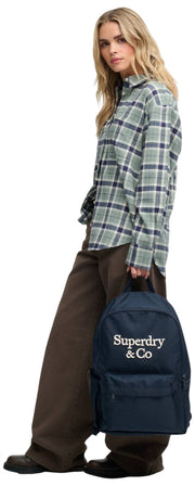 Superdry & Co Company Logo Backpack - Eclipse Navy/Off-White